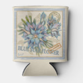 G Creation Kantoor blue flower Blikjeskoeler (Voorkant)