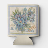 G Creation Kantoor blue flower Blikjeskoeler (Achterkant)