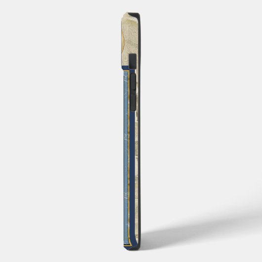 G Creation Kantoor blue flower Case-Mate iPhone Case (Achterkant / Links)