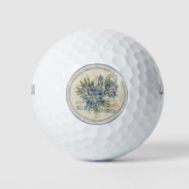G Creation Kantoor blue flower Golfballen