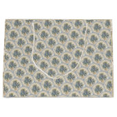 G Creation Kantoor blue flower Groot Cadeauzakje (Voorkant)