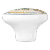 G Creation Kantoor Blue flower Keramische Knop (Zijkant)