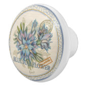 G Creation Kantoor Blue flower Keramische Knop (Rechts)