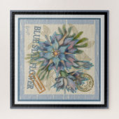 G Creation Kantoor blue flower Legpuzzel (Horizontaal)