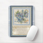 G Creation Kantoor blue flower Muismat (Met muis)