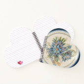 G Creation Kantoor blue flower Notitieboek (Binnen)