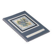 G Creation Kantoor blue flower Notitieboek (Rechterzijde)