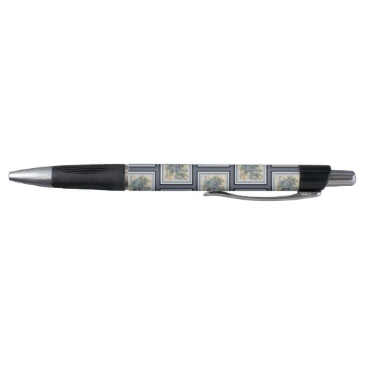 G Creation Kantoor blue flower Pen (Bodem)