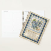 G Creation Kantoor blue flower Planner (Display)