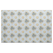 G Creation Kantoor blue flower Stof (Fat Quarter)