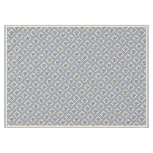 G Creation Kantoor blue flower Tafelkleed (Voorkant (Horizontaal))