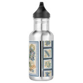 G Creation Kantoor blue flower Waterfles (Rechts)