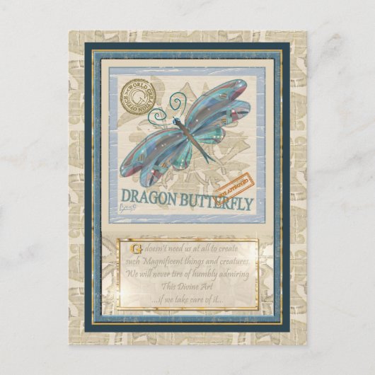 G Creation Kantoor ligonfly Briefkaart (Voorkant)
