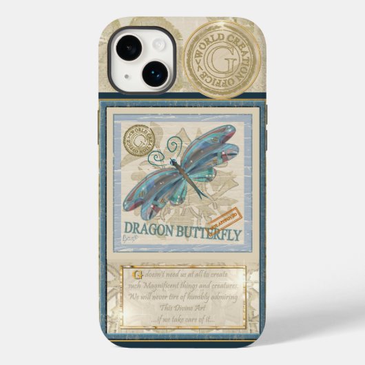 G Creation Kantoor ligonfly Case-Mate iPhone Case (Achterkant)