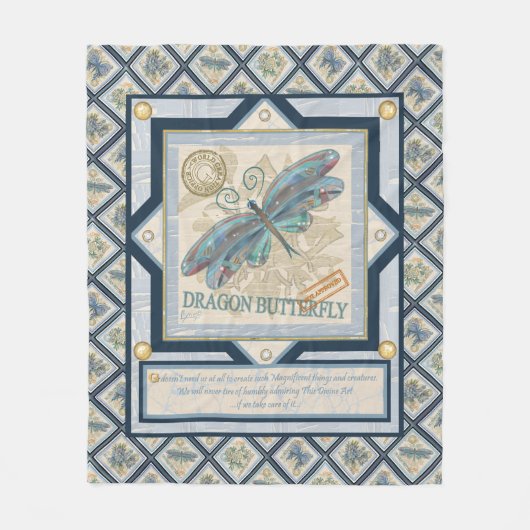 G Creation Kantoor ligonfly Fleece Deken (Voorkant)