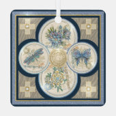 G Creation Kantoor ligonfly Metalen Ornament (Achterkant)