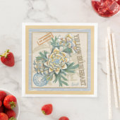 G Creation Office gele bloem Servet (Insitu)