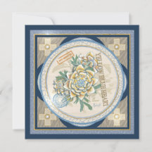 G Creation Office gele kaart met gele bloem