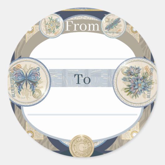 G Creation Office Ronde Sticker (Voorkant)