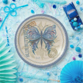 G Creation Office vlinder Papieren Bordje (Feest)