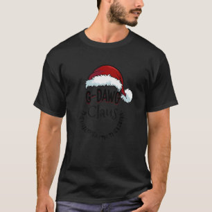 G Dawg Claus Gelukkig Nieuwe Kerstman Kerst Man M T-shirt