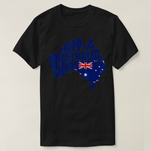 G-Day Happy Australia Day T-shirt (Design voorkant)