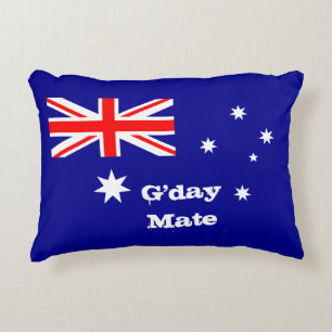 G-day Mate & Australian Flag decor / Australië Accent Kussen