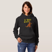 G Day Mate GDay Australian Kangaroo Aussie Hoodie (Voorkant volledig)