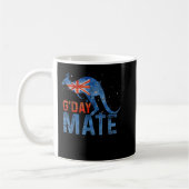 G Day Mate Kangaroo Aussie Animal Australia Flag A Koffiemok (Links)
