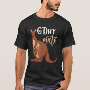 G Day Mate Zoo Dier Aussie Australië Kangoeroe T-shirt
