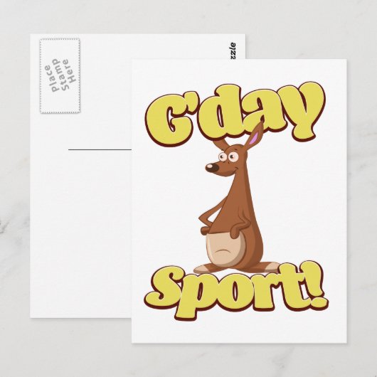G-day Sport Briefkaart (Voorkant / Achterkant)