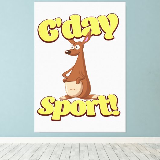 G-day Sport Canvas Afdruk (Insitu (Houten vloer))