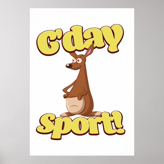 G-day Sport Poster (Voorkant)