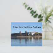G-day uit Canberra, Australië Briefkaart (Staand voorkant)