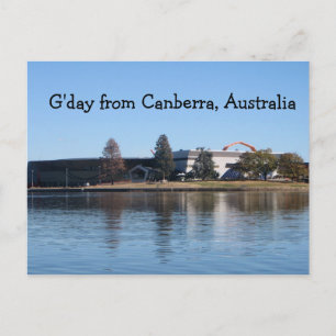G-day uit Canberra, Australië Briefkaart