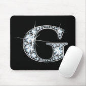 "G" Diamond Bling Mousepad Muismat (Met muis)