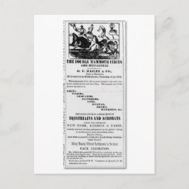 G.F. Bailey & Co. Double Mammoth Circus Ad Briefkaart