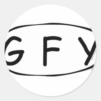 G F J RONDE STICKER