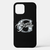 G Faux Diamond Bling Monogram Case-Mate iPhone Case (Achterkant)