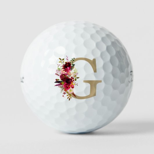 G Floral Golfballen (Voorkant)