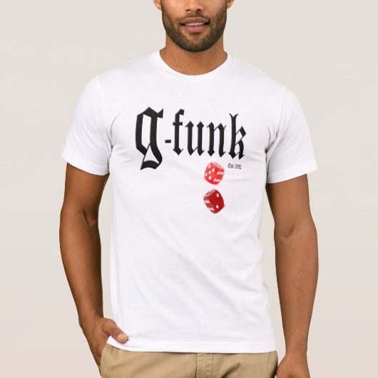 G-Funk Rollende Dobbelstenen T-shirt (Voorkant)
