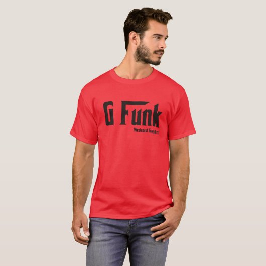 G Funk Westkust T-shirt (Voorkant volledig)