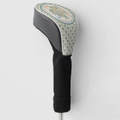 G Gele kweekbloem voor Kantoor Golfheadcover (Schuin)