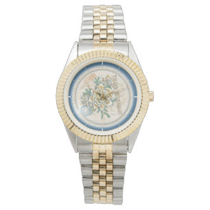 G Gele kweekbloem voor Kantoor Horloge