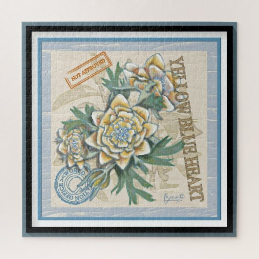 G Gele kweekbloem voor Kantoor Legpuzzel (Verticaal)