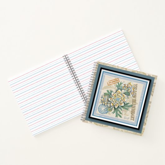 G Gele kweekbloem voor Kantoor Notitieboek (Binnen)