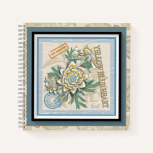 G Gele kweekbloem voor Kantoor Notitieboek