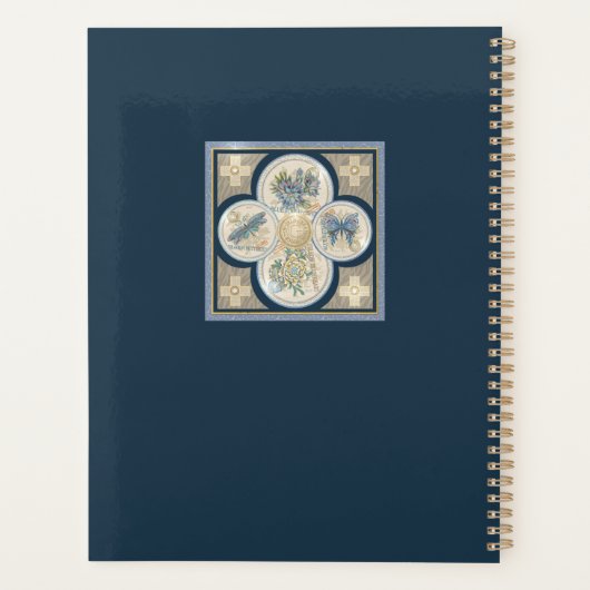 G Gele kweekbloem voor Kantoor Planner (Achterkant)