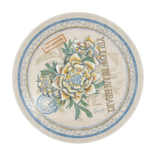 G Gele kweekbloem voor Kantoor Snijplank (Voorkant)