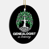 G genealogiestudent Humoristische geschenken voor  Keramisch Ornament (Rechts)
